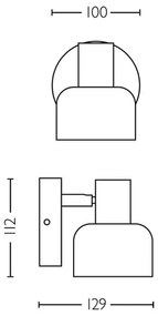 Philips - Bodové svietidlo SLEET 1xE14/25W/230V