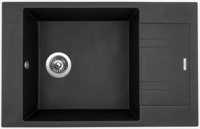 Granitový drez Sinks VARIO 780 Metalblack