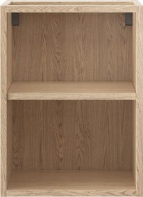Mexen Box-A, otvorená skrinka s policou 35 cm, dub, 91AX2-0350-470-0-81