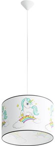 Sollux SL.1413 - Detský luster na lanku UNICORN 1xE27/15W/230V pr. 40 cm