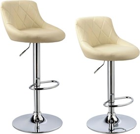 2x Barová stolička Hawaj CL-3235 krémová
