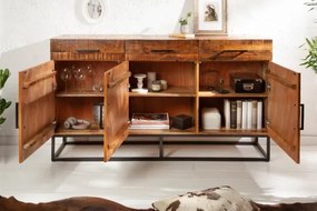 Komoda 40525 160cm Wood Art Drevo Mango Hnedá  - Komfort-nábytok