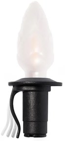 Rozšíriteľná vonkajšia LED reťaz CONE FILAMENT 20xE10 14m farebná/teplá biela IP44