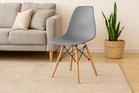 Jedálenská stolička AERO sivá FAT7820