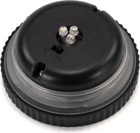 Záhradné solárne sklenice s vešákom, 3 LED, biele