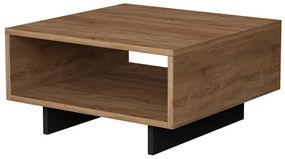 Dizajnový konferenčný stolík Eirian 60 cm vzor dub