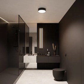 Brilagi - LED RGBW stmievateľné kúpeľňové stropné svietidlo CLARE 3xE27/9W/230V IP54 Wi-Fi čierna