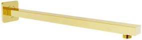 Mexen CUBE, podomietkové rameno 40cm + sprchová hlavica 30x30cm, zlatá, 79112-50+79130-50