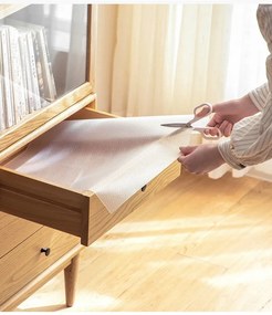 Protišmyková podložka do zásuvky, transparentná – 120 x 50 cm