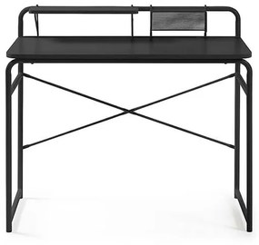 Kovový písací stôl foreman 98 x 46 čierny MUZZA