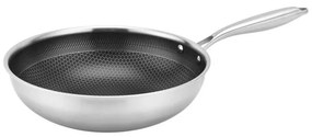 Panvica Wok KITCHISIMO 28 cm, nerezová