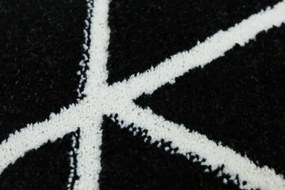 Koberec LIMA C877B čierny / biely