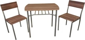 Jedálenský set Sandy, orech%