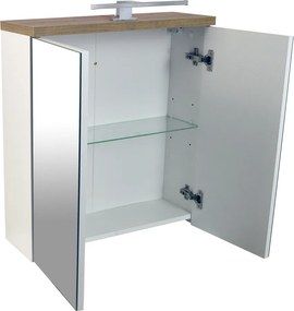 Comodo Zrkadlová skrinka Orion W 60 ZS LED-CR s osvetlením Any LED 30 CR, chróm