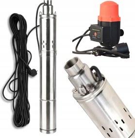 Ponorná Pumpa 3" Deep 1800 L/h 250 W Do Vodnej Studne Ovládač Csk Sada