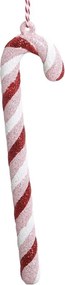 Ružová vianočná ozdoba cukrová palica Candy Cane - 4*1*17 cm