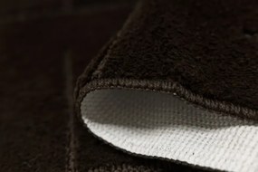 Kúpeľňový koberček TERAMO tmavohnedý