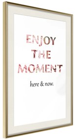 Artgeist Plagát - Enjoy the Moment [Poster] Veľkosť: 40x60, Verzia: Zlatý rám s passe-partout