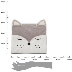 Úložný box Wolf, 29x29x29 cm, sivá