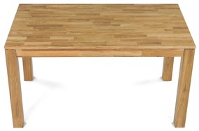Jedálenský stôl 140 x 80 cm, dub, L