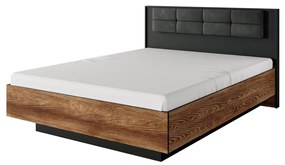Manželská posteľ 160 cm Choleo, Farby: Gaštan/Antracit + Vena 20