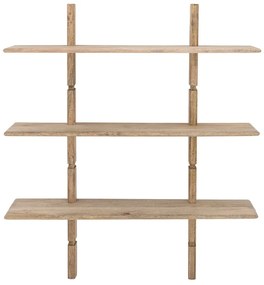 Nástenná knižnica z mangového dreva v prírodnej farbe 96x110,5 cm Millian – Bloomingville