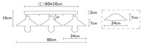 Stropné svietidlo v bronzovej farbe s kovovým tienidlom ø 24 cm Berceste – Opviq lights