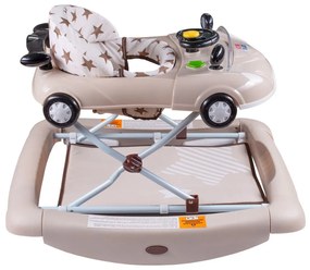 New Baby Detské chodítko s hojdačkou a siikónovými kolieskami NBY Little Racing Car