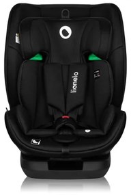 Lionelo - Otočná autosedačka so základňou LAVENDER i-Size 76-150 cm Čierny karbón