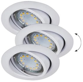 Rabalux 1049 - SADA 3xLED Podhľadové svietidlo LITE 3xGU10-LED/3W/230V