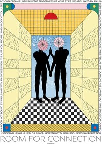 Moikka Plagát Room for Connection by Signe Bagger 30x40 cm