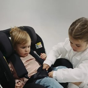 Lionelo - Otočná autosedačka s bázou ANTOON PLUS i-Size 40-105 cm Black Onyx