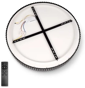 Brilagi - stmievateľné LED stropné svietidlo FALCON MODERN LED/54W/230V 60 cm čierne +DO