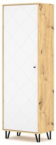 Předsíňová skříň Bilbao 63,4 cm dub artisan/bílá