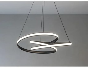 LED Stmievateľný luster na lanku LED/85W/230V 3000-6500K pr. 49 cm + diaľkové ovládanie