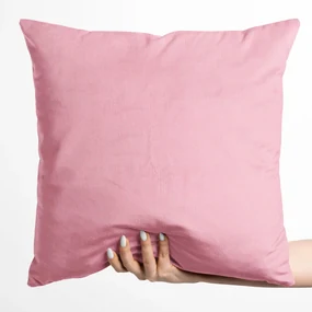 Biante Zamatová obliečka na vankúš Velvet Brick SVB-207 Ružová 45 x 45 cm