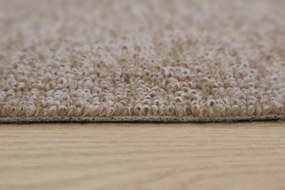 Ayyildiz koberce Metrážny koberec Nizza Beige - Kruh s obšitím cm