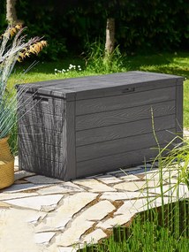 Záhradný úložný box Hill 280 L antracitový