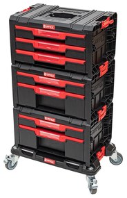 Mobilný vozík na náradie Qbrick System PRO so zásuvkami