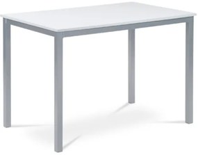 Jedálenský stôl Autronic 110x75 cm biely MDF mat GDT-202 WT