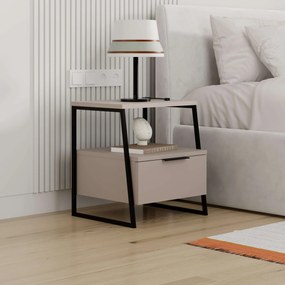 Nočný stolík Houseland Pal moka