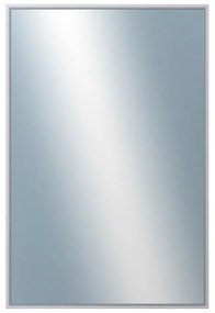 DANTIK - Zrkadlo v rámu, rozmer s rámom 40x60 cm z lišty Hliník strieborná (7002004)