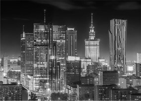 Obraz - Čiernobiely New York (70x50 cm)