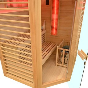 M-SPA - Suchá sauna s pieckou 150 x 150 x 200 cm 6 kW