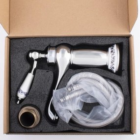 Umývadlová batéria GLAZE retro - nízka - chrómová