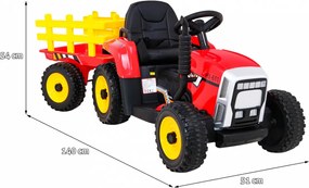 Ramiz BLOW Traktor s prívesom červený