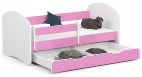Detská posteľ SMILE 160x80 cm - ružová
