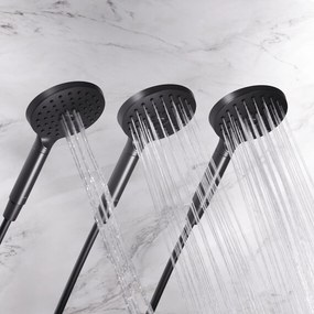 Sprchový systém AM.PM Hit F07TA422 s termostatickousprchovou batériou, čierny