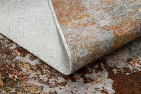 Dywany Łuszczów, Kusový koberec Miro 51463.802 Abstraction grey/gold, 160x220, viacfarebná, kuchyňa