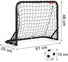 Sada fotbalových branek Lopez černá